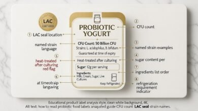 0 how to read probiotic food labels annotated guide cfu count lac seal strain names