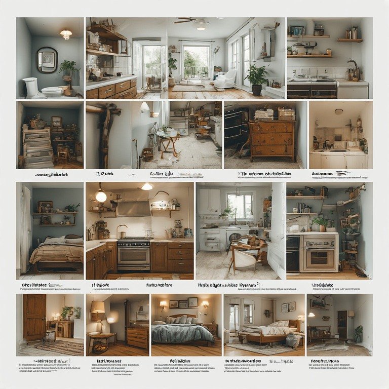 Home safety modification guide showing room-by-room alzheimer's family adaptations for bathroom, kitchen, and bedroom environments.