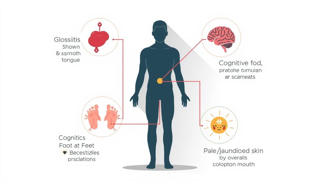 Figure: folate deficiency risk during pregnancy and neural development impact