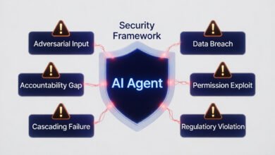 Ai agent security risks surrounding autonomous decision-making — adversarial inputs, data breaches, and governance gaps