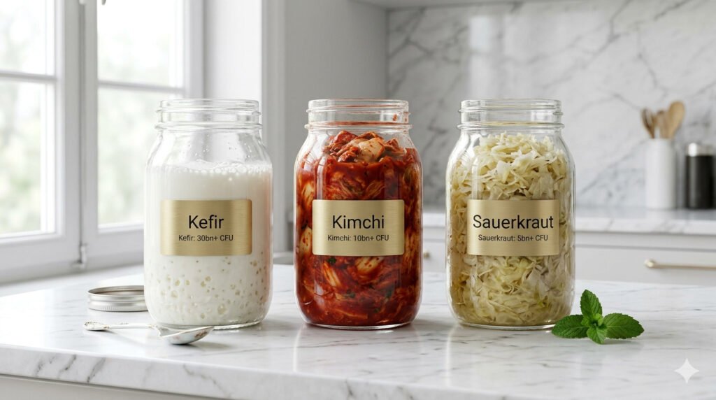 A photorealistic close-up photograph showing the unusual texture of fermented natto soybeans being lifted with chopsticks, highlighting its sticky, stringy nature, which is typical of this unique fermented food from japan.